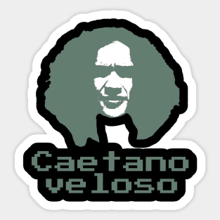 Caetano veloso ||| 70s pixel art Sticker